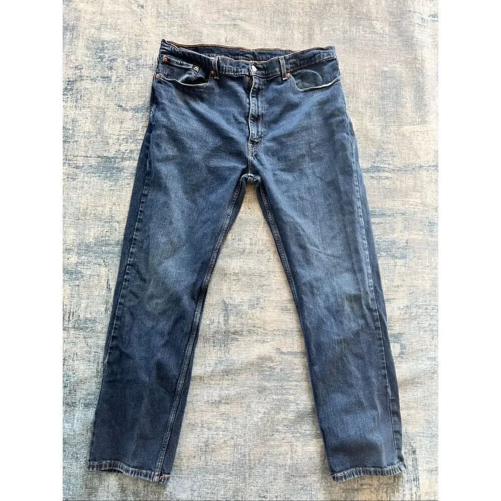 Levi's 505 Regular Fit Straight Leg Denim Jeans Size 40 x 32